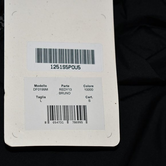 Save the Duck  Bruno Long Sleeve Full Zip Jacket in Black  Size: LARGE  #DF0199M - Picture 3 of 5